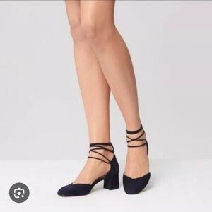 LK Bennett Lali Block Heels - 37.5 Black